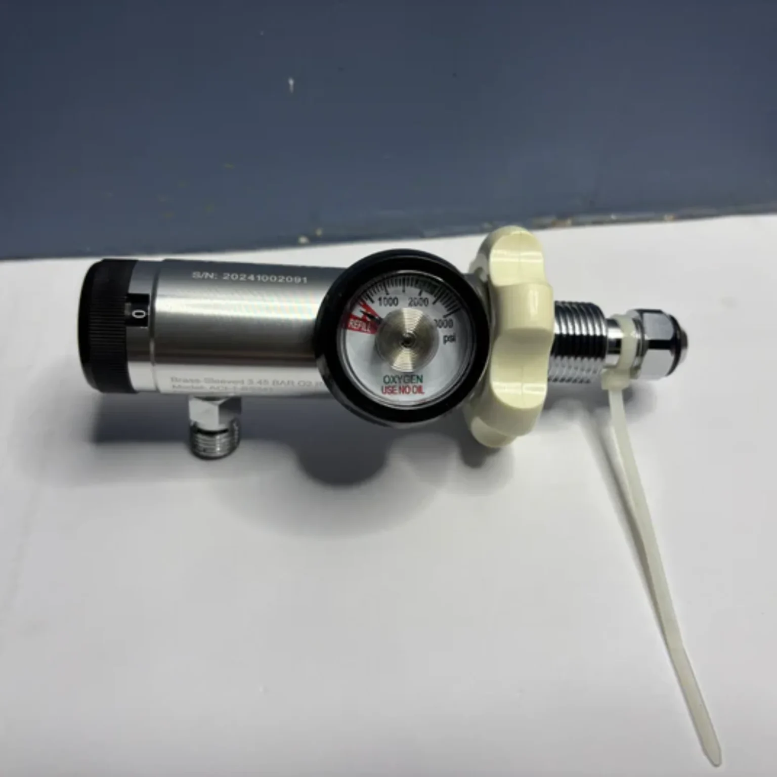 OxyKit-Bullnose-Oxygen-Regulator-VST-210-with-Adapter-–-Brass-Reliable-Accurate OxyKit Bullnose Oxygen Regulator (VST 210) with Adapter – Brass, Reliable, Accurate - Image 1